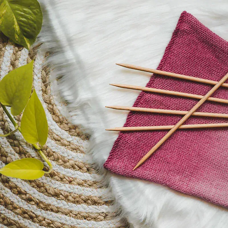 KnitPro Ponožkové jehlice Basix 4,00mm/20cm