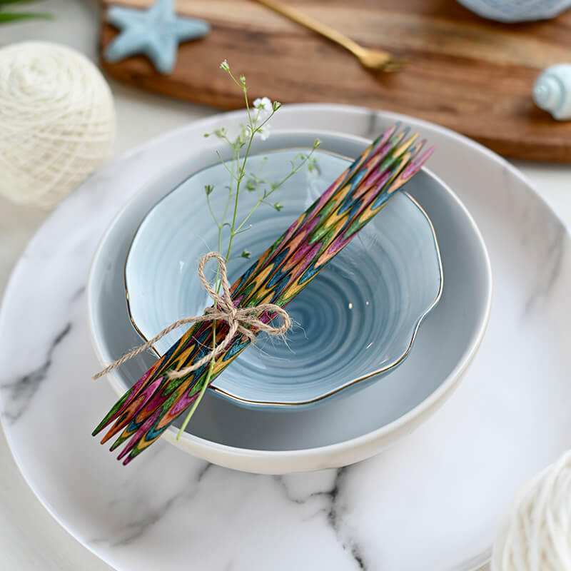 KnitPro Ponožkové jehlice Symfonie Wood 2,75mm/15cm