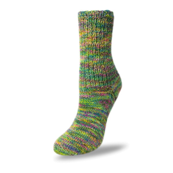 Flotte Socke 6f. Circus 7064 grün-multicolor