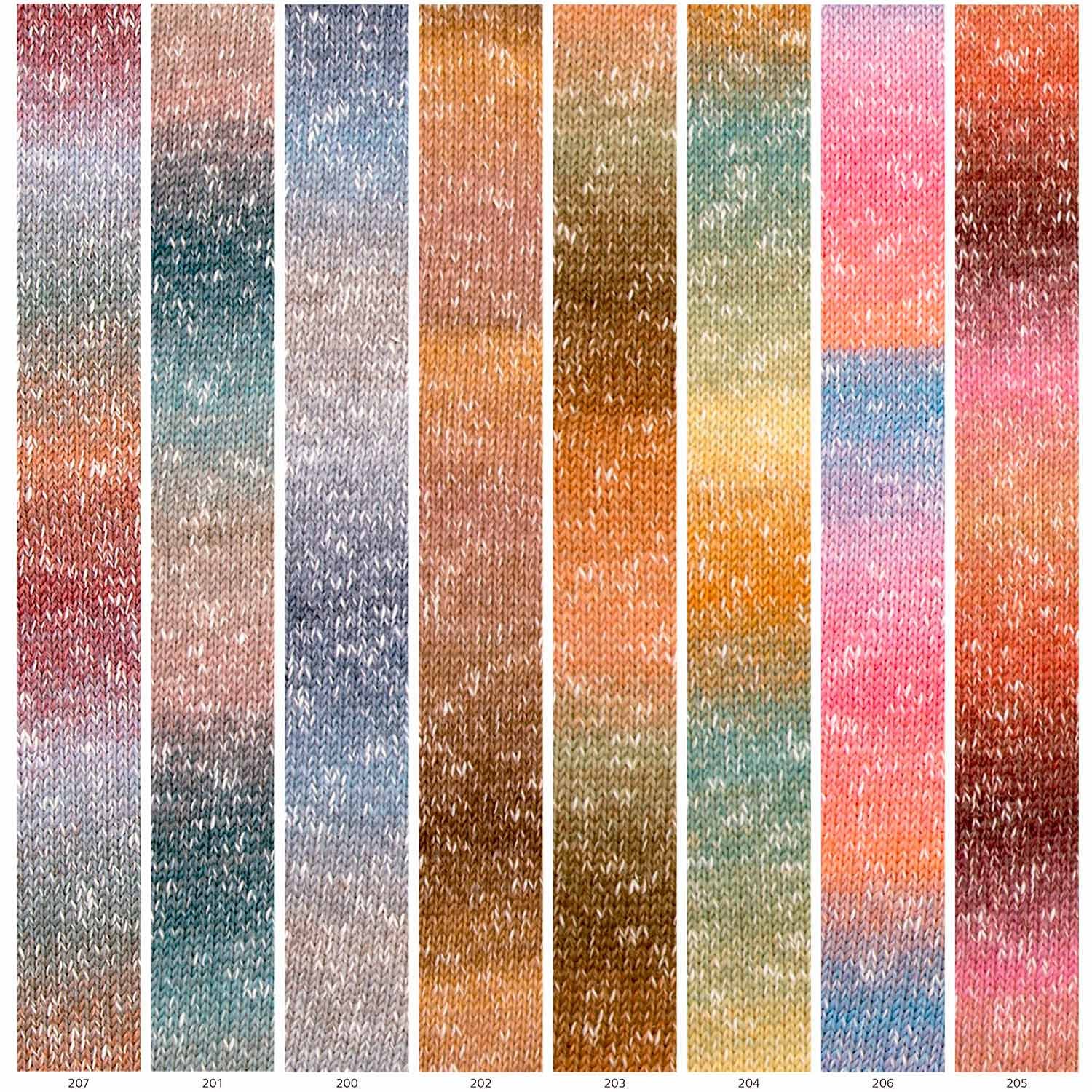 Sinfonia 205 Ochre -Maroon-Rose + dva návody ZDARMA