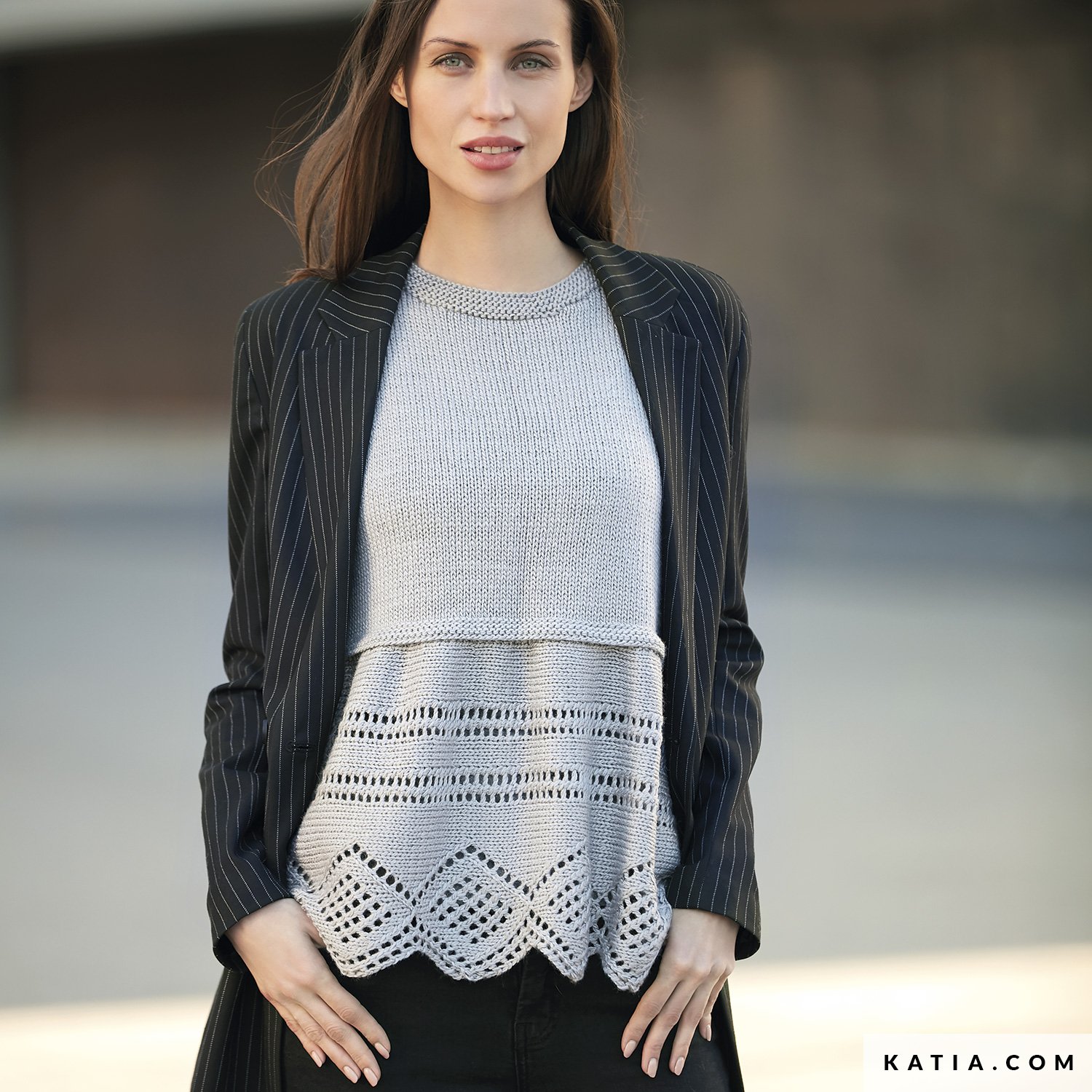 Katia Silky Lace 153 Light grey