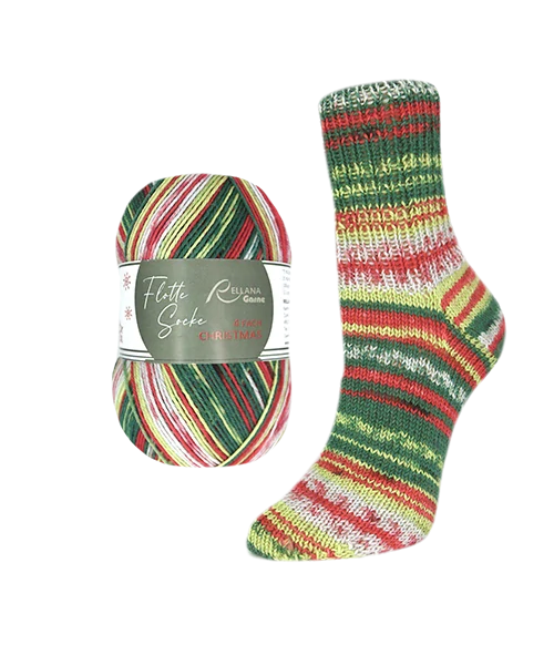 Flotte Socke 4f. Christmas