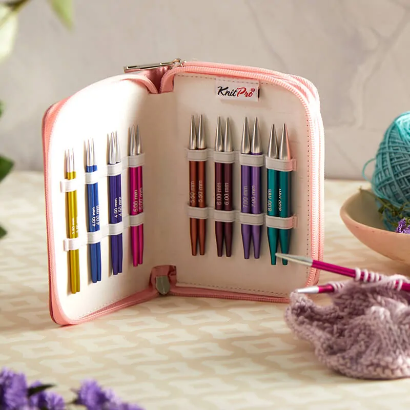 KnitPro Zing Special Intercheable Needle Set - výměnné krátké