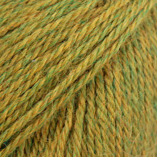 DROPS Alpaca 7233 mix zlatá olivová