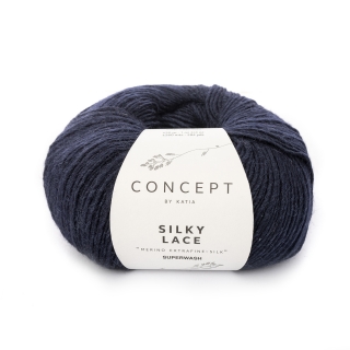 Katia Silky Lace 157 Dark blue