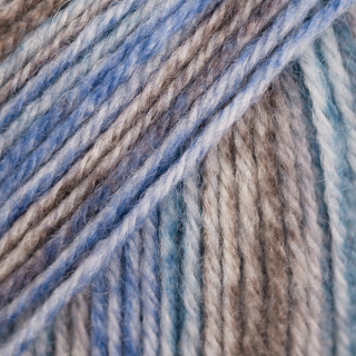 DROPS Fabel Long Print 604 oceán