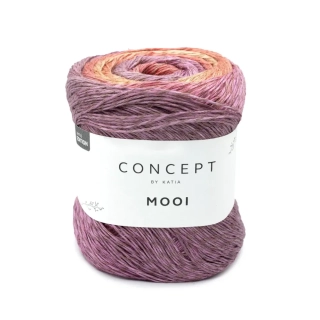 MOOI 102 Lilac-Light pink-Strawberry red