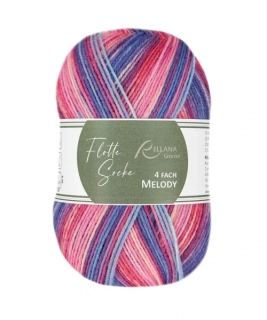 Flotte Socke 4f. Melody 3020 rosa-pink-blau-lila