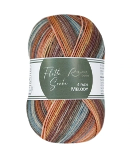 Flotte Socke 4f. Melody 3021 grau-beige-kastanie