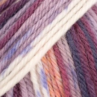 DROPS Fiesta LONG PRINT 15 purpurový déšť