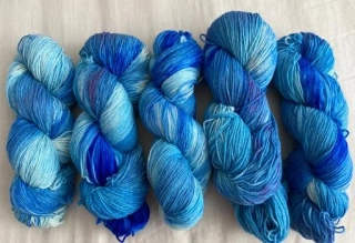 Jadoli Luxusní ponožková příze s biorozložitelným nylonem - modrá