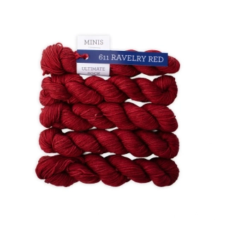 Malabrigo Ultimate Sock MINI 611 Ravelry Red