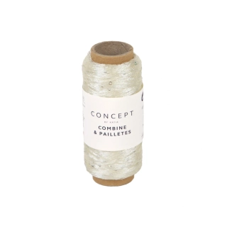COMBINE & PAILLETTES 51 - Ecru