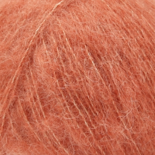 DROPS Brushed Alpaca Silk 22 uni světlá rezavá