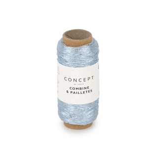 COMBINE & PAILLETTES 56 - Water blue