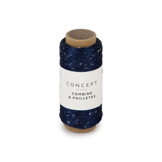 COMBINE & PAILLETTES 62 - Night blue