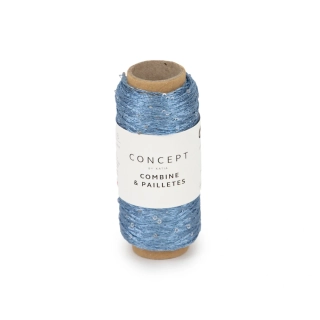 COMBINE & PAILLETTES 63 - Medium blue