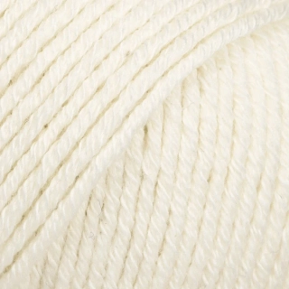DROPS Cotton Merino 01 uni smetanová 
