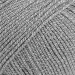 DROPS Cotton Merino 18 uni šedá 