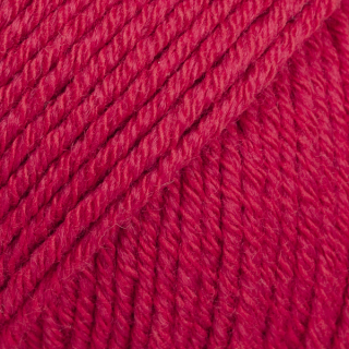 DROPS Cotton Merino 06 uni červená 