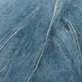 DROPS Kid-Silk 27 uni džínově modrá